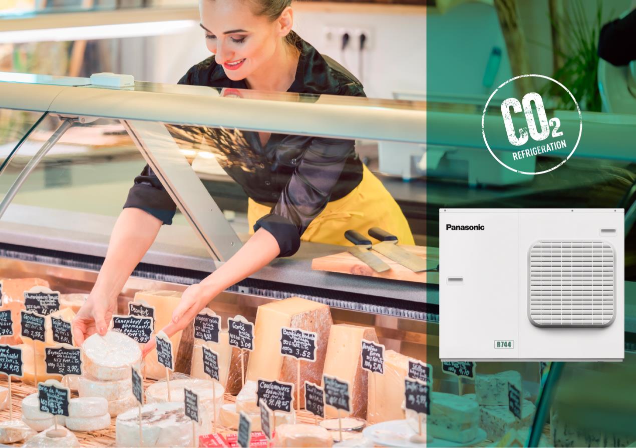 Panasonic’s new efficient 4HP MT/LT CO₂ cold chain units