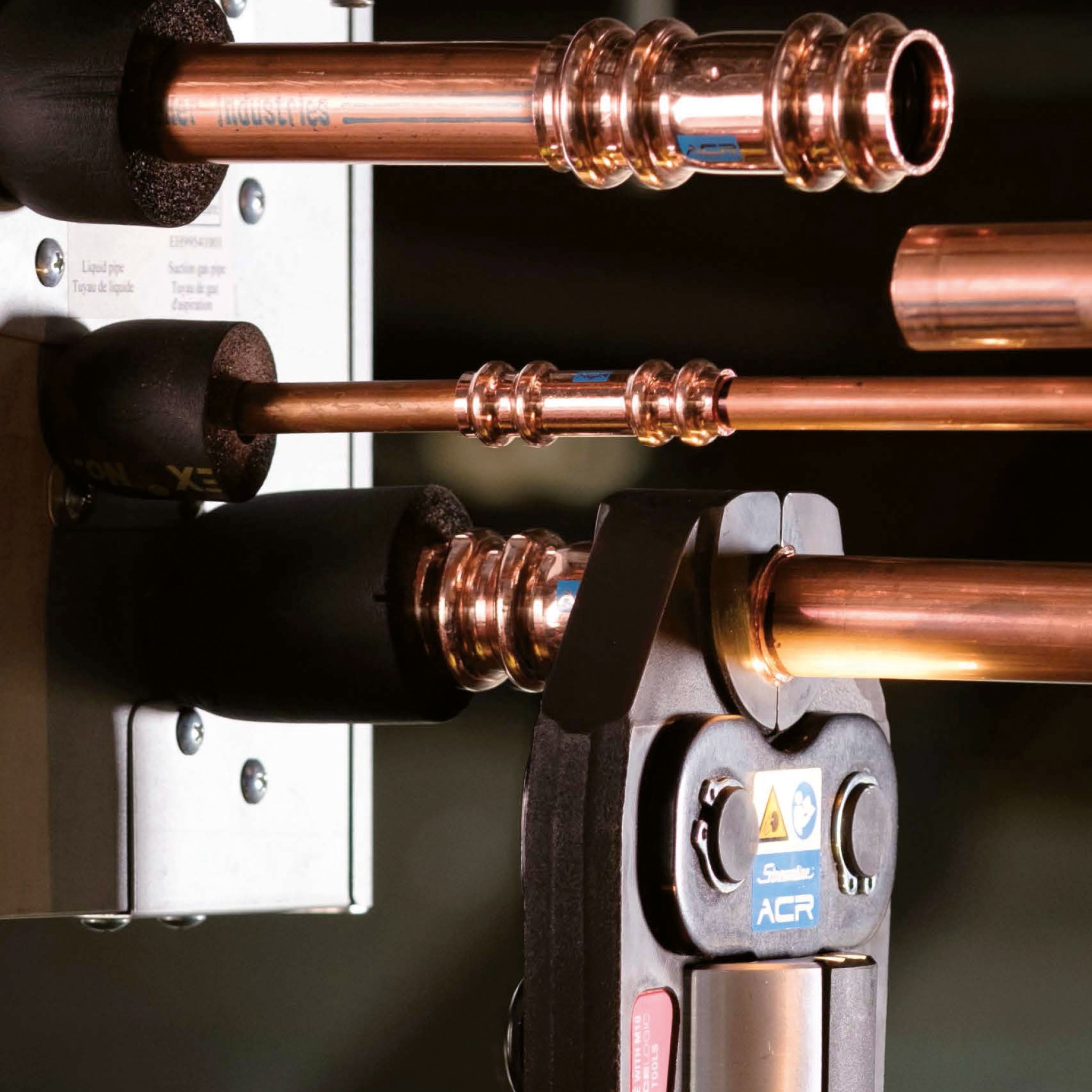 Doubly safe: ACR Copper Press fittings for up to 48 bar