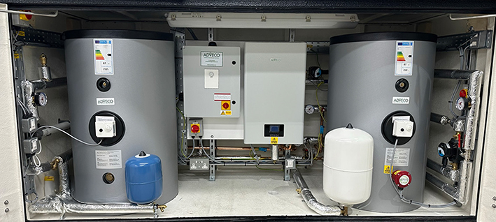 Box Clever – offsite constructed low carbon hot water systems