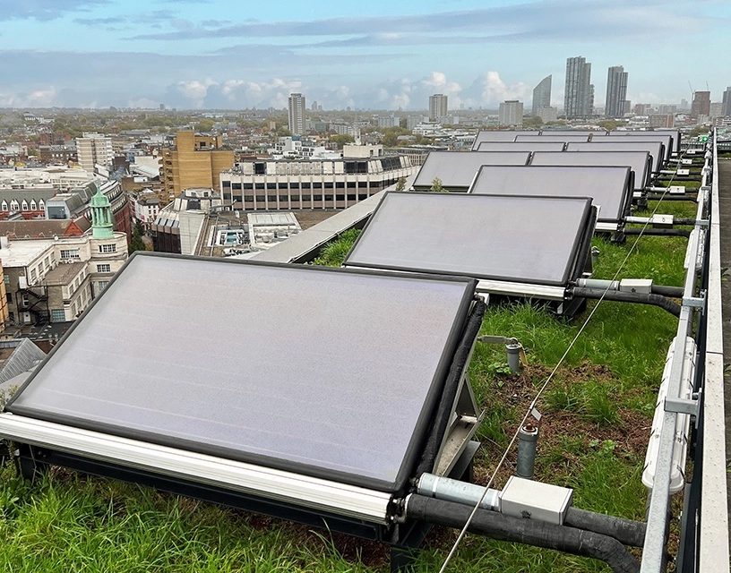 Case study: solar thermal restoration