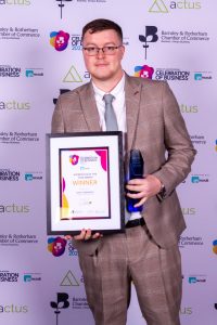 Apprentice award Bailey Albion's sales administrator wins award
