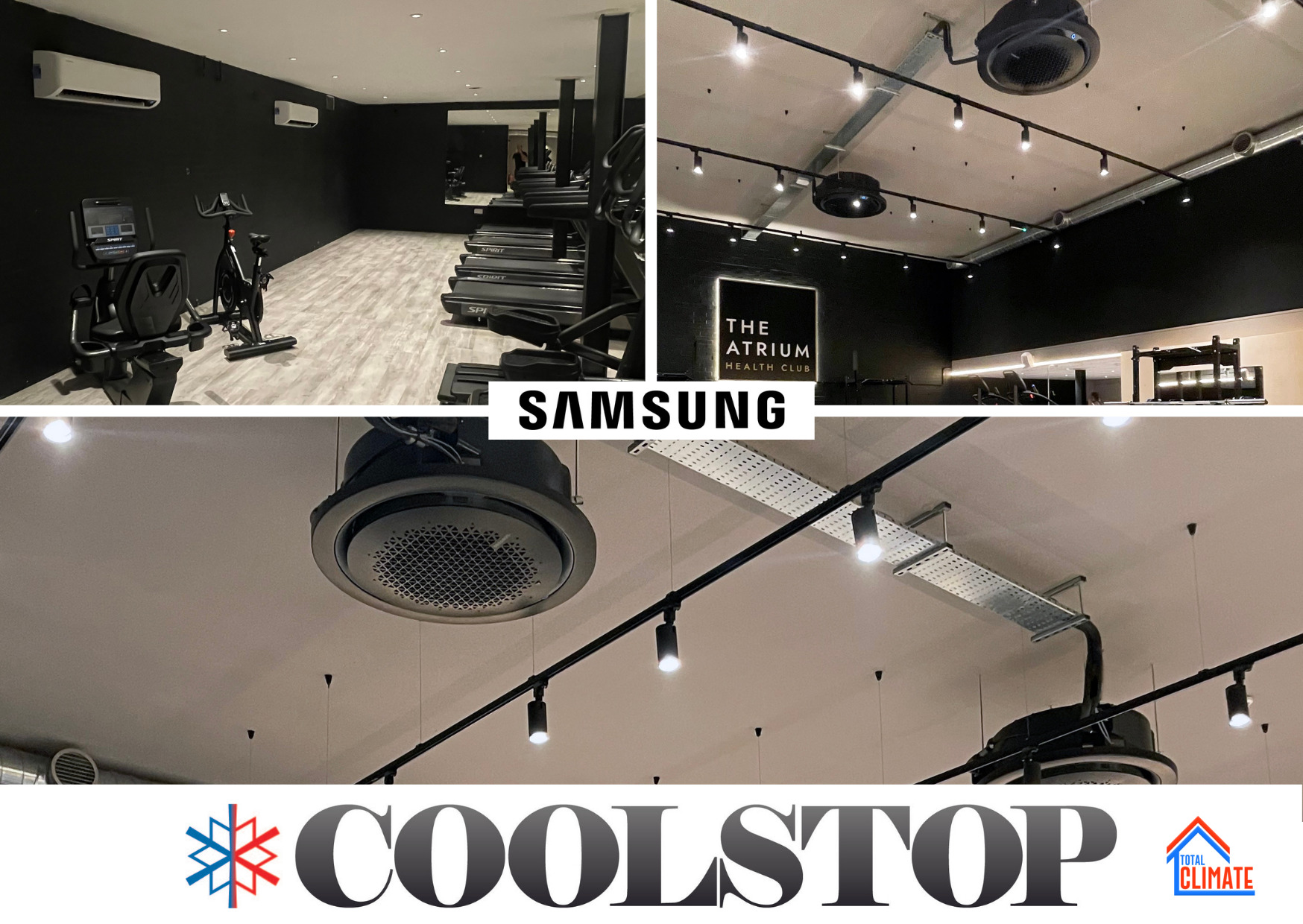 Coolstop supplies ventilation and air conditioning for prestigious new Atrium Health Club