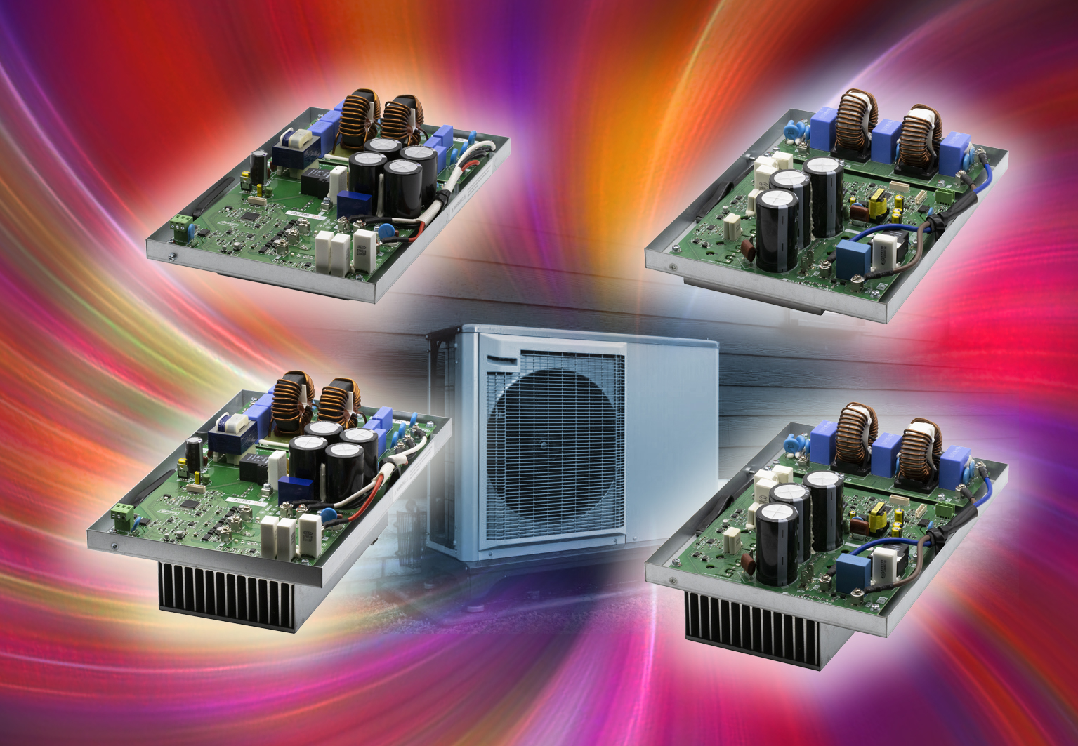 Variable frequency drive for brushless DC, permanent magnet and induction motor compressors