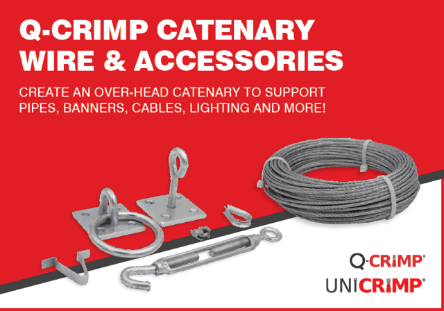 Essential Catenary Wire Accessories from Unicrimp