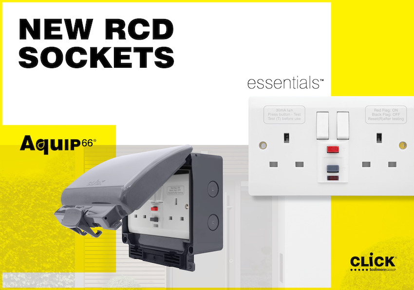 Scolmore adds new RCD sockets to its wiring accessories range