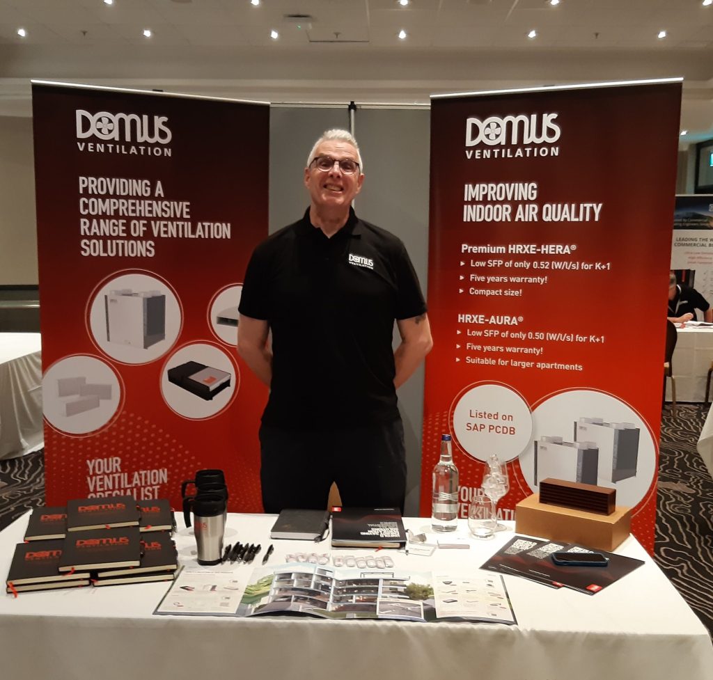 Domus at Specifi Right product, right environment: Domus Ventilation provides advice at Specifi Mechanical Services events