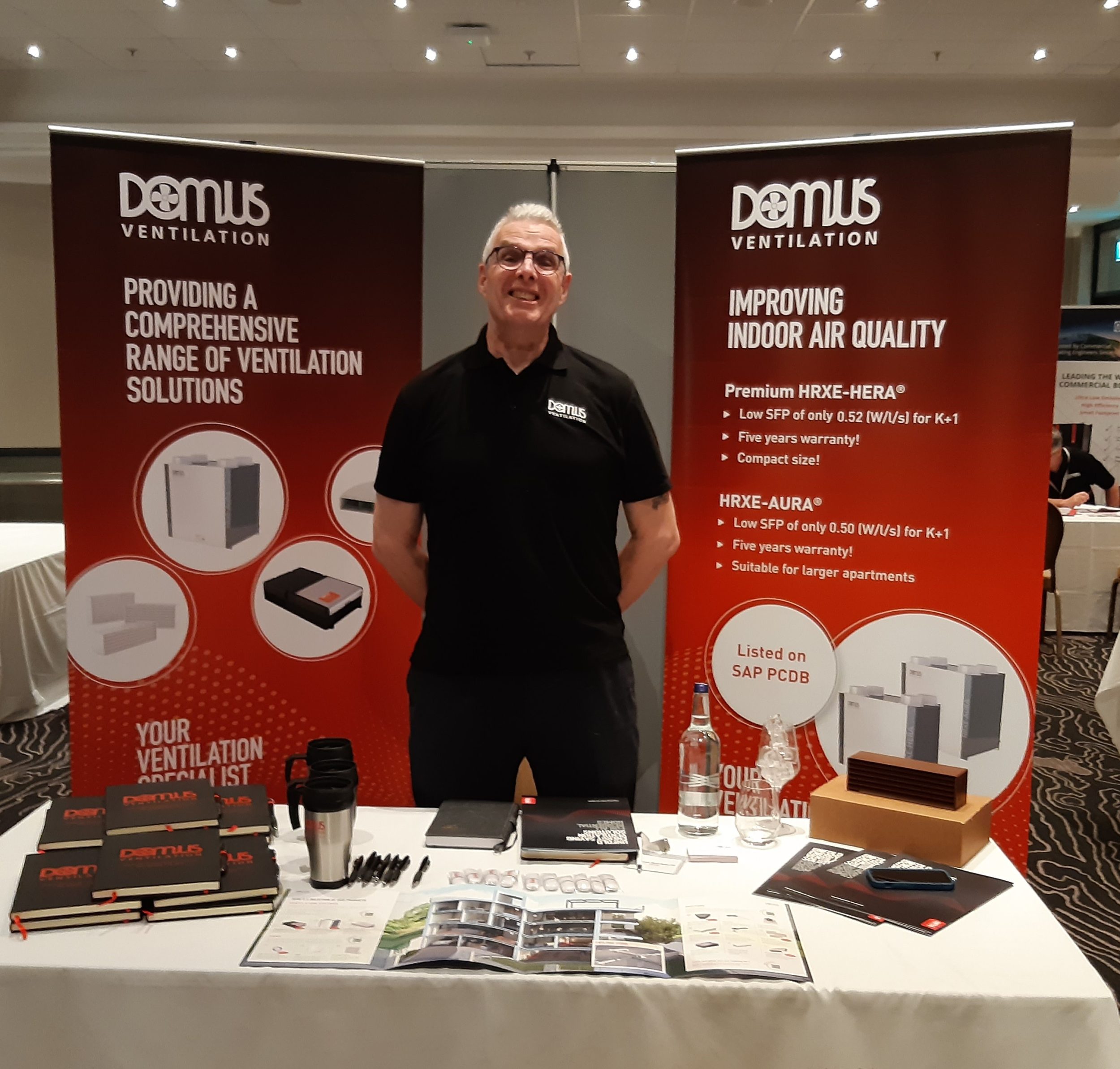 Right product, right environment: Domus Ventilation provides advice at Specifi Mechanical Services events