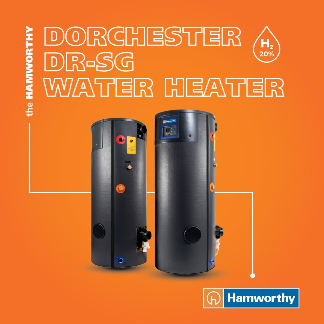 New Dorchester DR-SG stainless steel water heater from Hamworthy provides a durable and long-lasting solution
