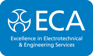 ECA Core Logo Strap Blue ECA is the UK’s largest trade association representing electrotechnical and engineering services organisations