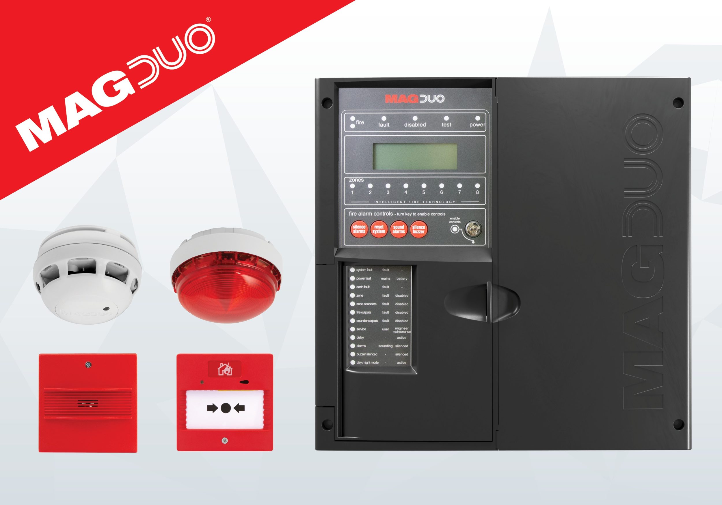 ESP MAGDUO PR Image Two-Wire fire alarm system from ESP simplifies installation for contractors