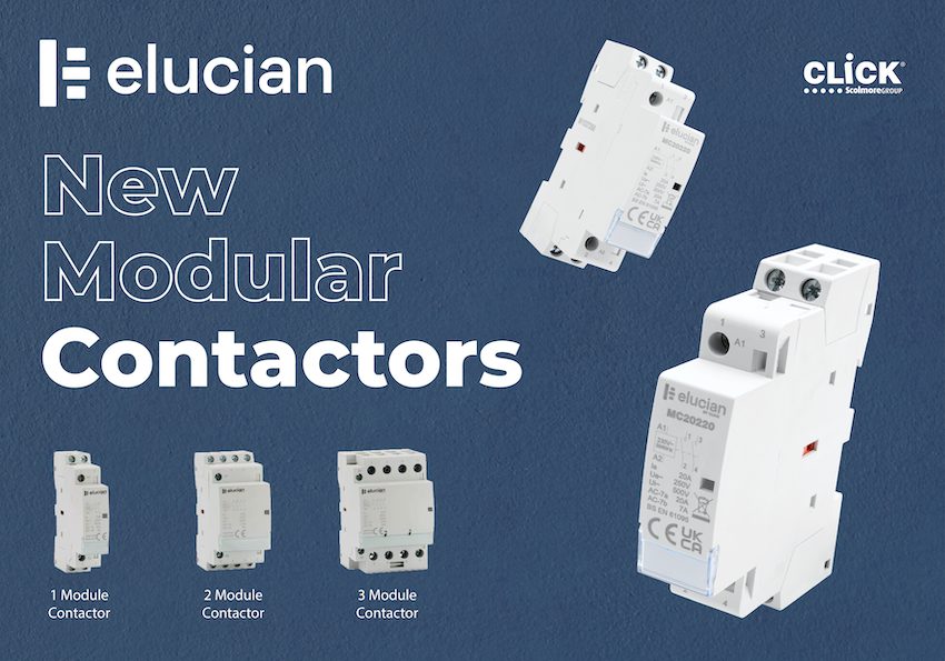 New modular contactors added to Elucian consumer unit range