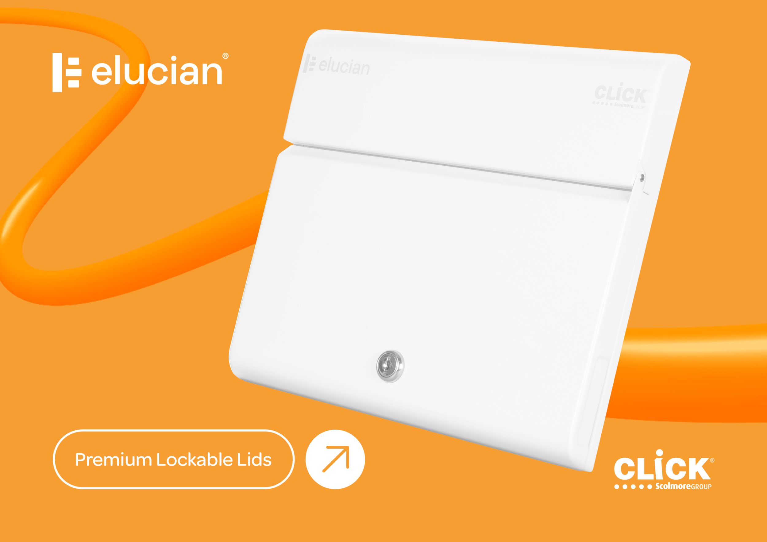 Elucian Premium Lockable Lids Premium lockable enclosure covers for Elucian Consumer Units
