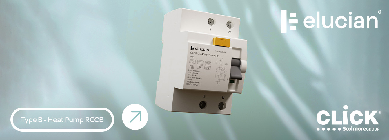 Elucian RCBB Type HP Safer installations with Elucian’s Type B HP Bi-Directional RCCB