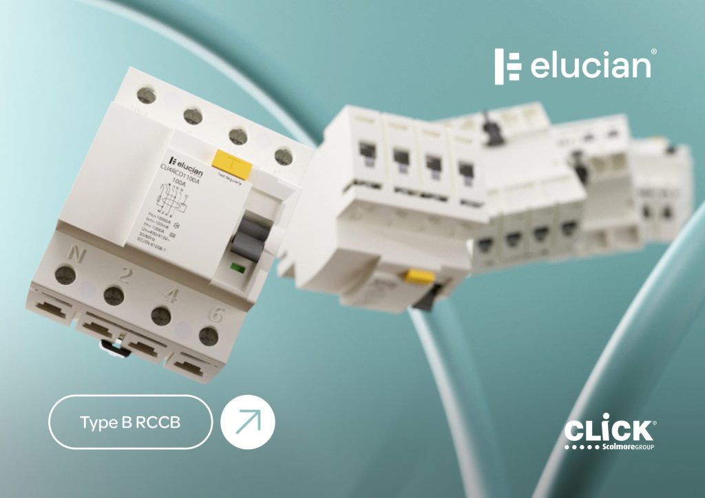 Elucian Type B RCCB Elucian Type B RCCB protective device for enhanced electrical safety