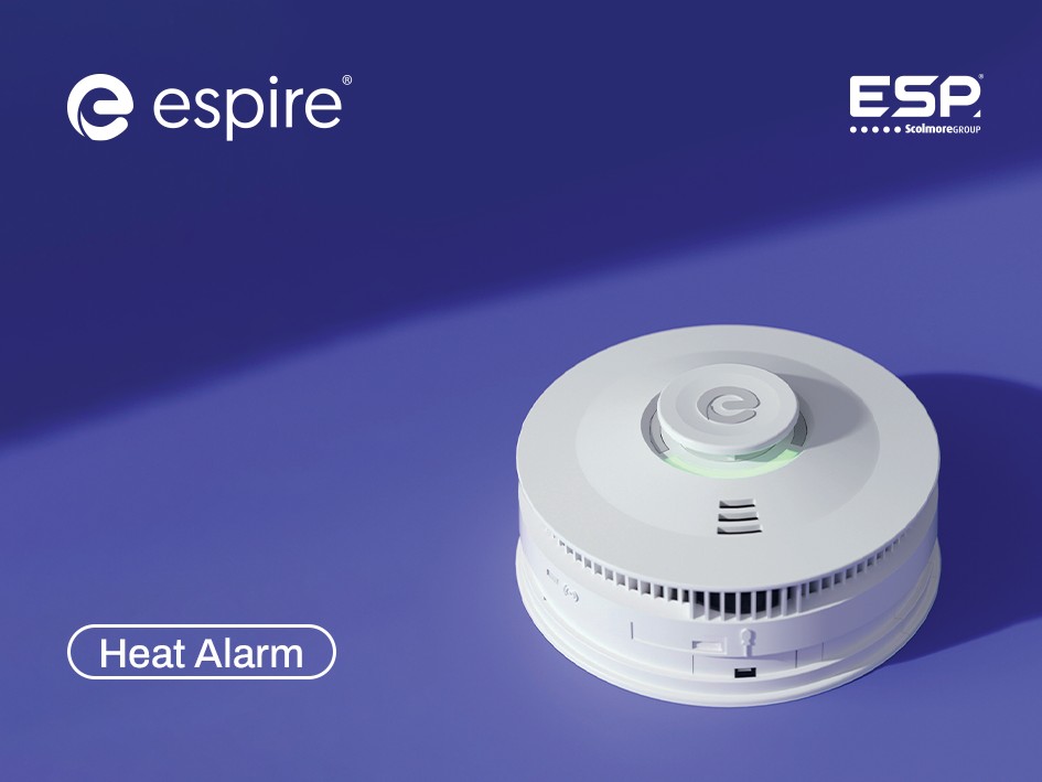 Espire Heat Alarm PR Image ESP Offers Reliable Fire Detection with Espire Heat Alarms