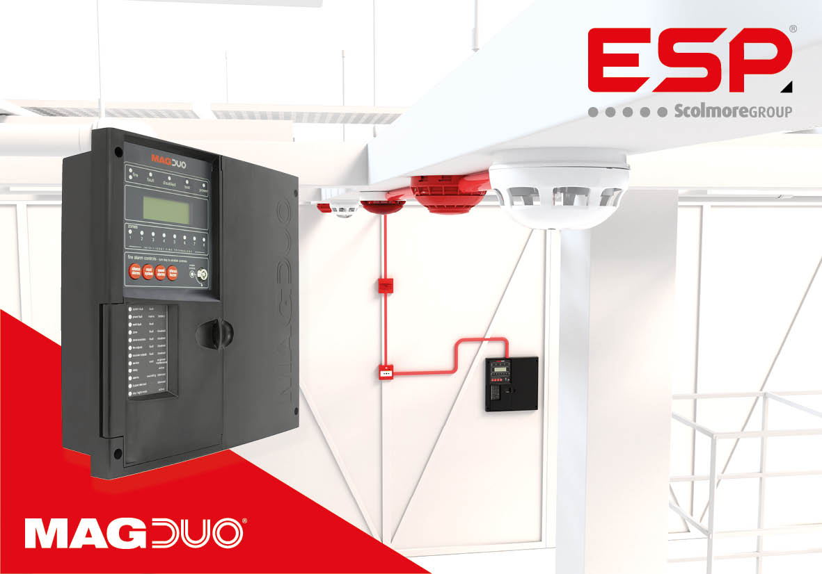MAGDUO – two-wire fire alarm system from ESP