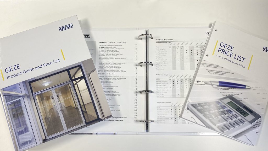 GEZE UK Product Guide and Price List 2023 GEZE UK publishes latest Product Guide