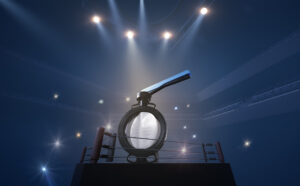 GF Valve.565 Technical Knockout: GF Piping Systems new all-plastic Butterfly Valve 565 beats metal in every round