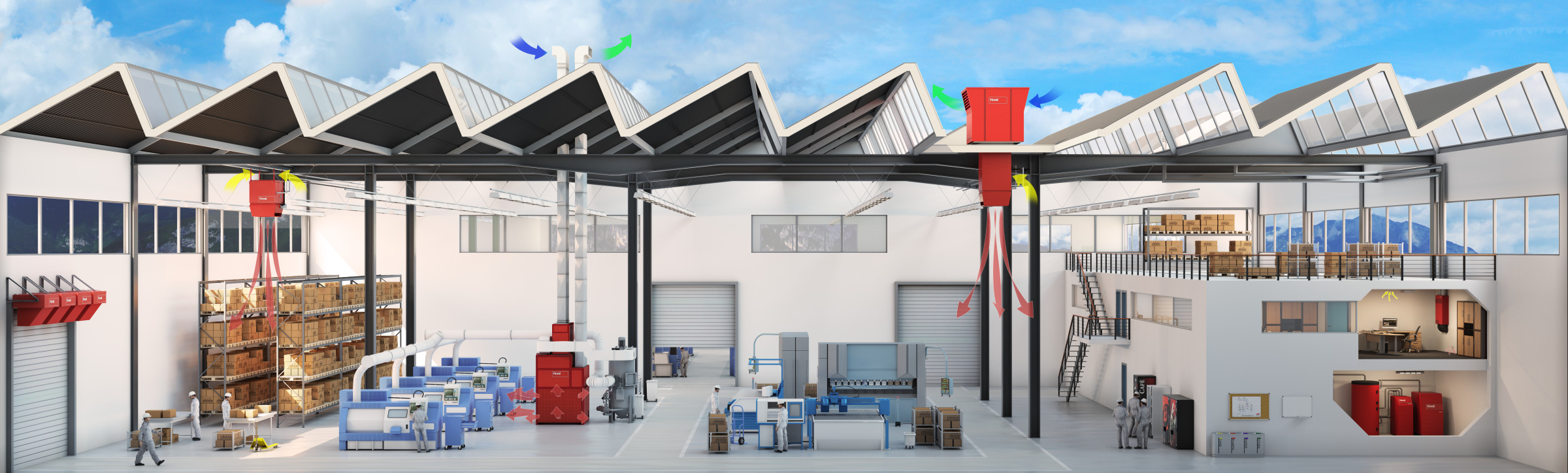 Hoval launches Large Space Heating system for warehouses