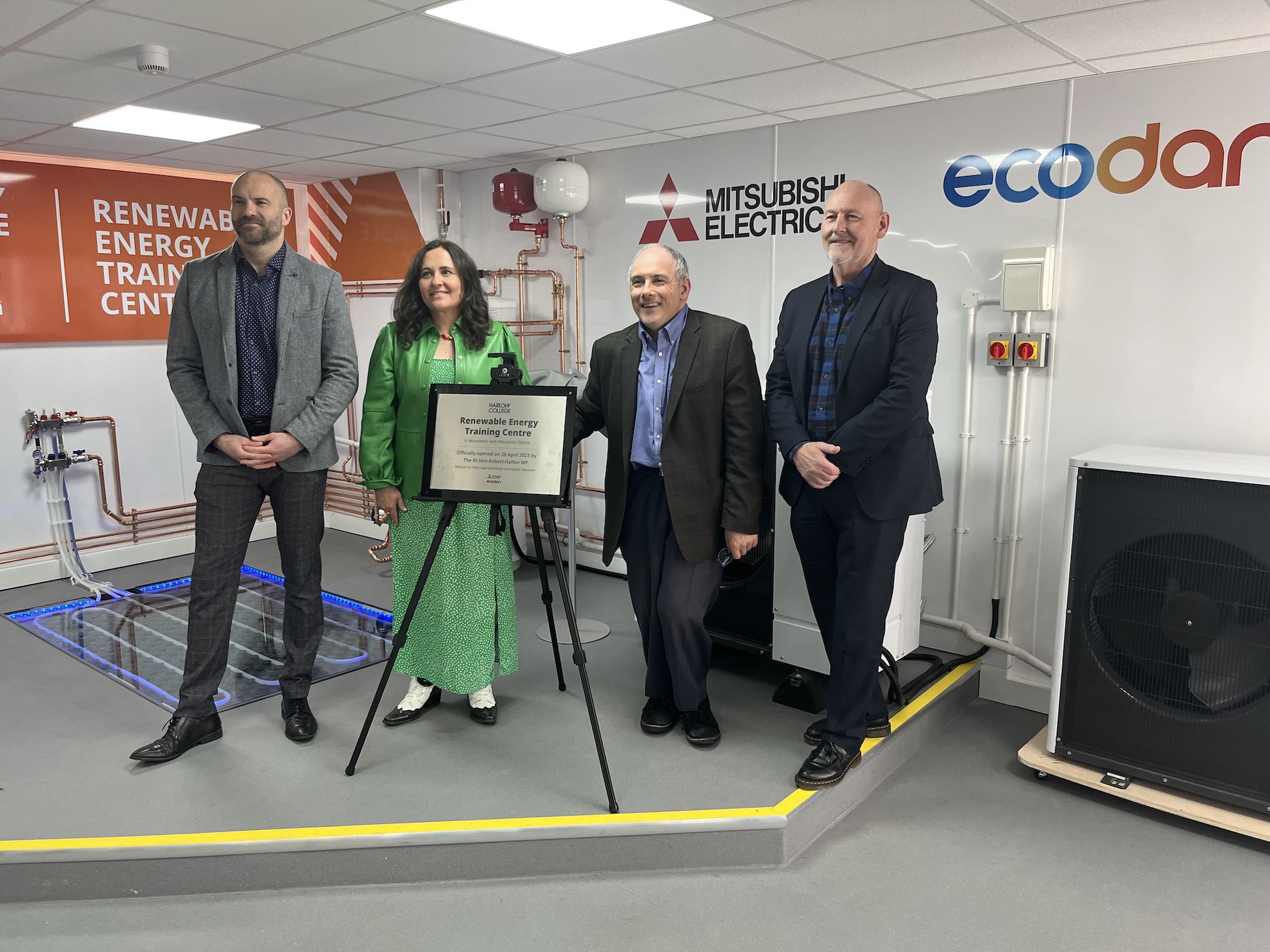 Mitsubishi Electric teams up with college to tackle climate change
