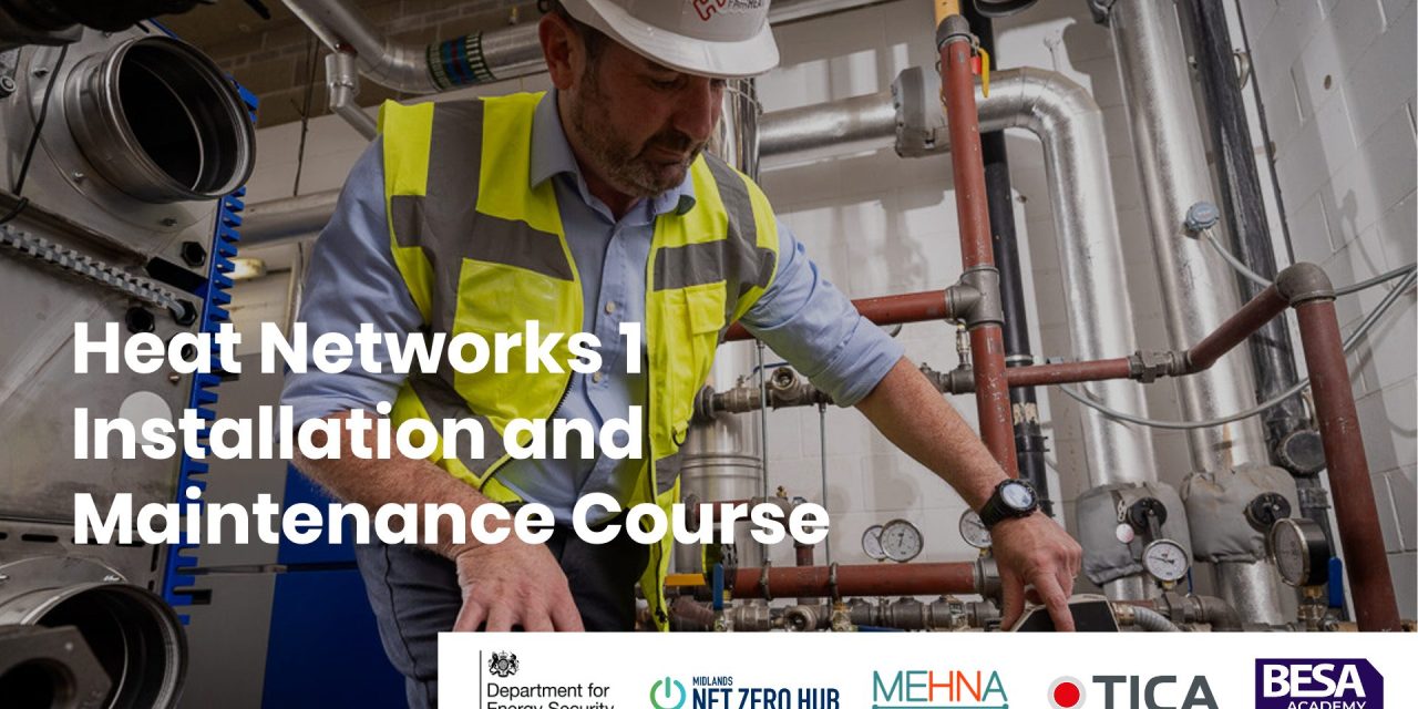 Diversify into heat networks with fully funded training