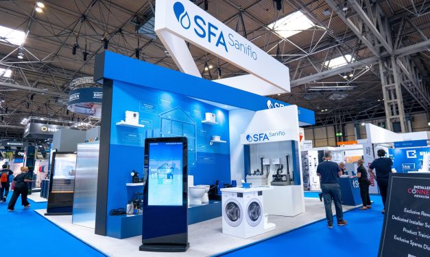 Visit the SFA Saniflo and Kinedo stand at the NEC – Stand 4F22