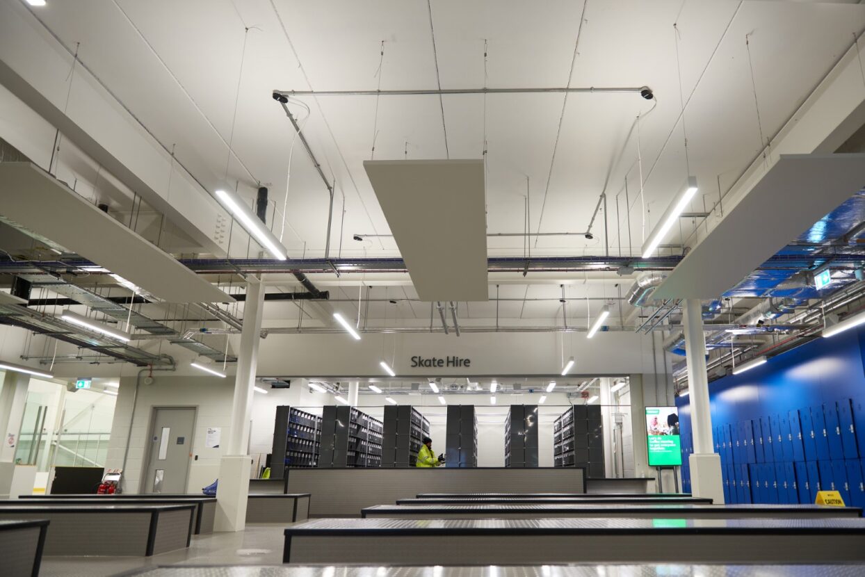 Lee Valley skate hire Lee Valley and Luceco luminaires in the spotlight