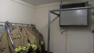 Maldon Fire Station Drying room and clothing2 Firefighters call on Calorex in case of a drying emergency