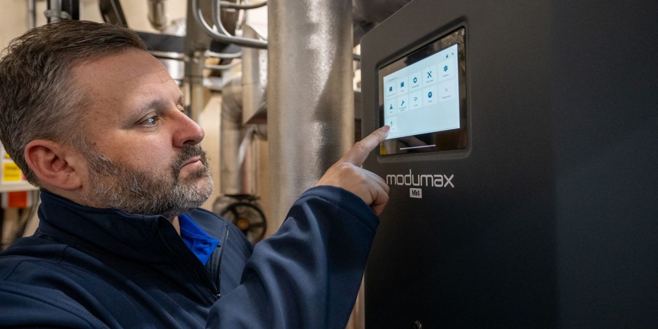 New Modumax mk4 boilers installed at the University of Huddersfield