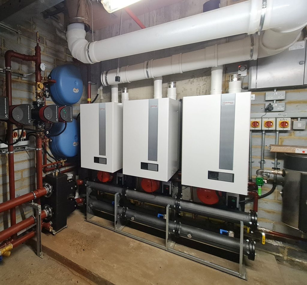 Modutherm Lattice House Modutherm boilers restore heating and hot water for apartment residents