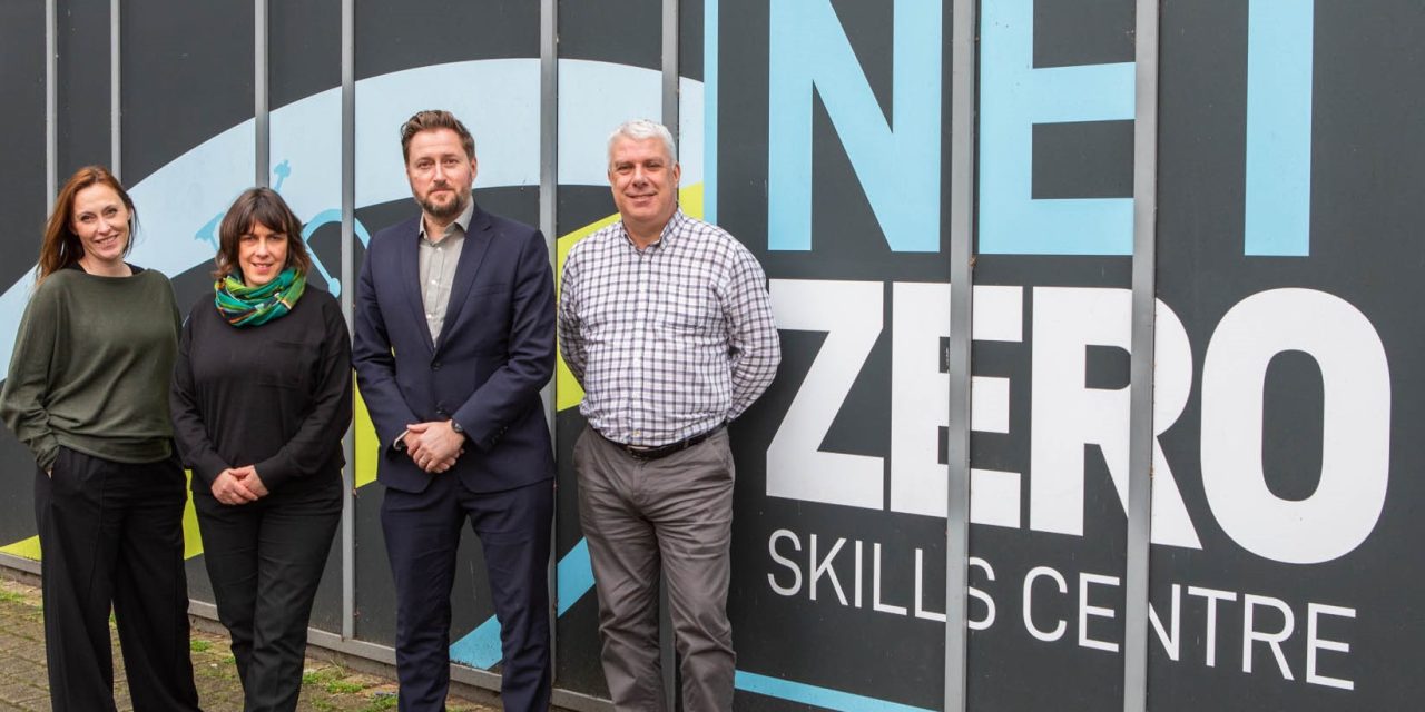 College celebrates anniversary of new green skills centre by joining forces with NIBE  