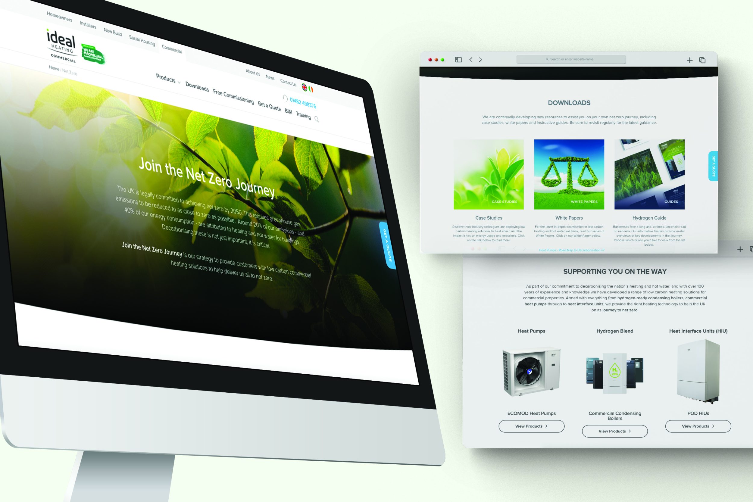 Join the Net Zero journey with Ideal Heating Commercial’s new Information Hub