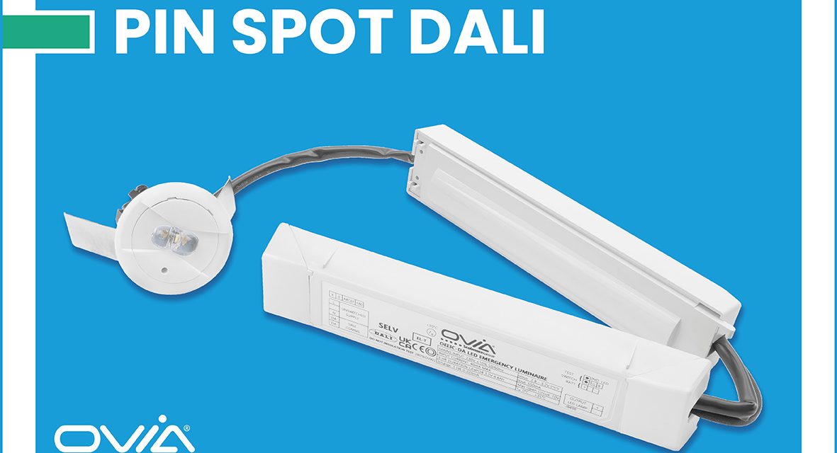 Ovia adds new Pin Spot DALI to its emergency lighting range