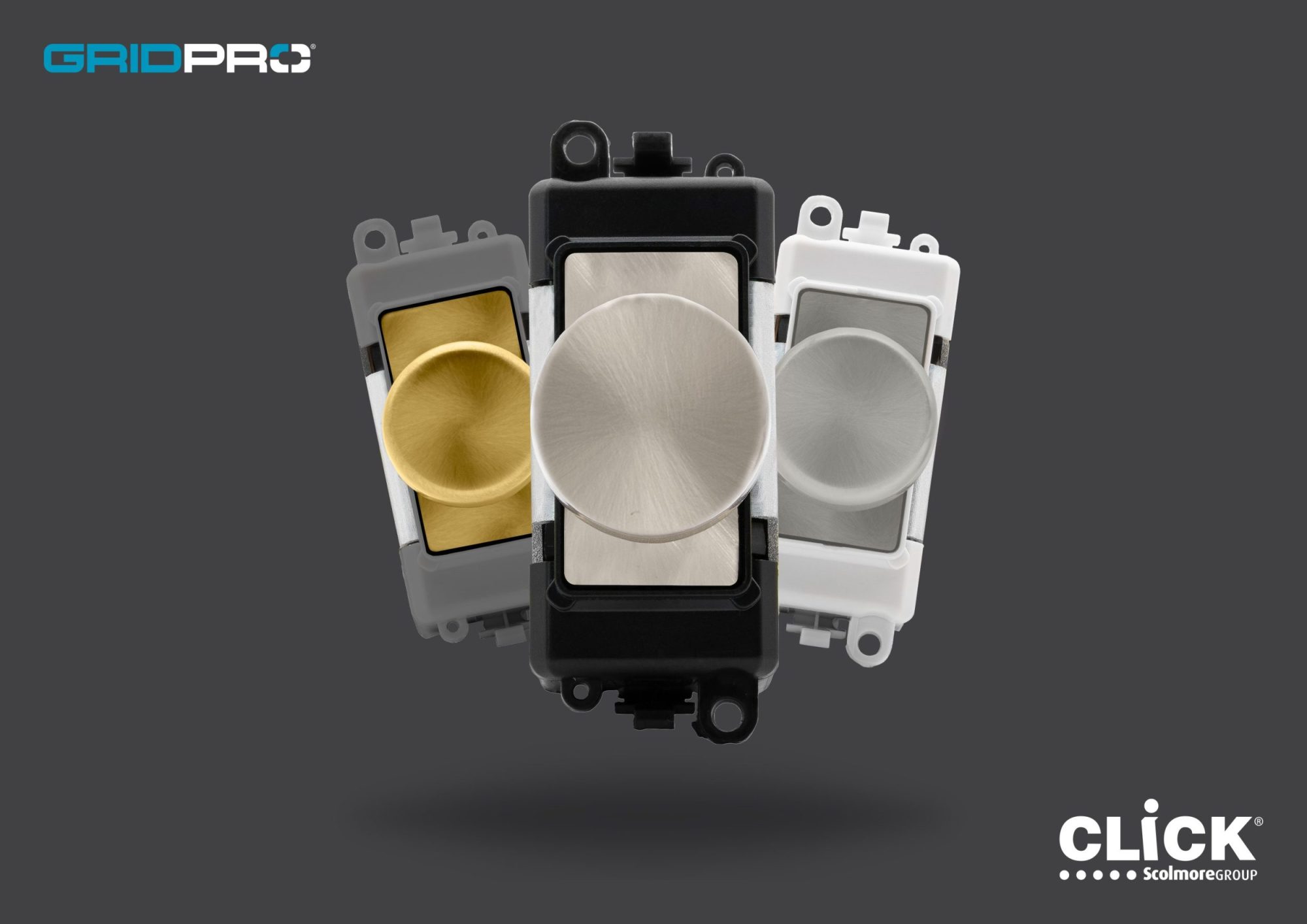 PR GridPro e1760951062122 Click Scolmore adds Dimmer Modules to its growing GridPro Range