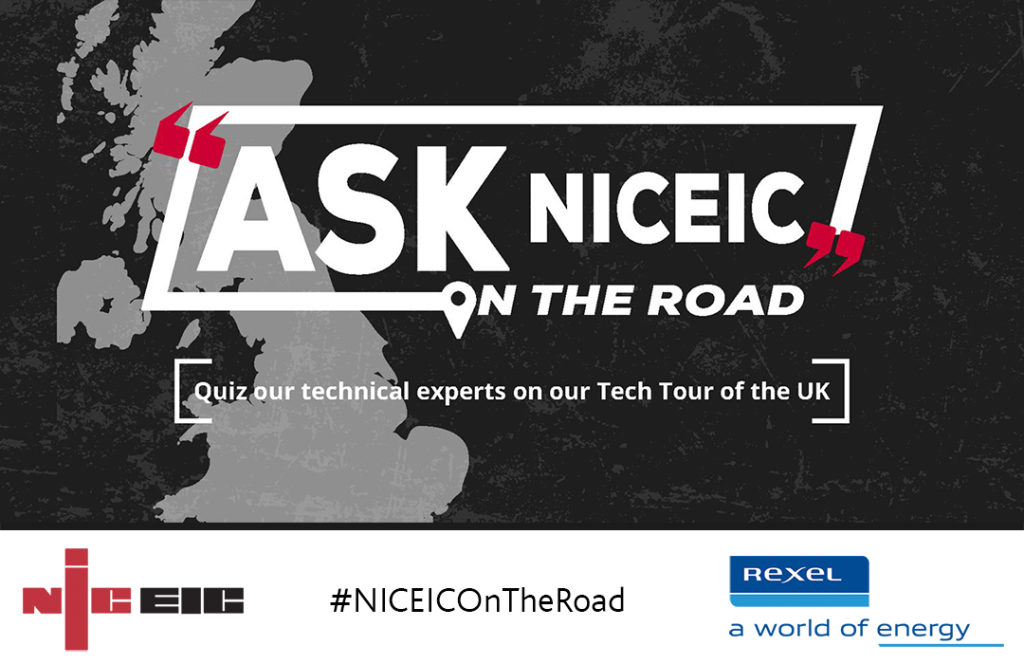 PR Rectangle "Ask NICEIC” on the road – coming to a Rexel branch near you
