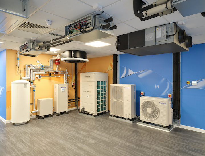 Pictured Samsung Climate Solutions newest training facility in Chertsey Samsung Climate Solutions officially opens newest training facility