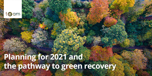 Planning for 2021 and the Pathway to Green Recovery
