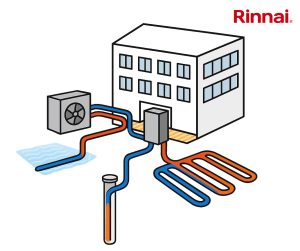 Rinnai Heat Pump Commercial 091125 1 Rinnai + Installer Show = New Products in Heating & Hot Water Systems for All Fuels Delivering Net Zero and Peak Performance