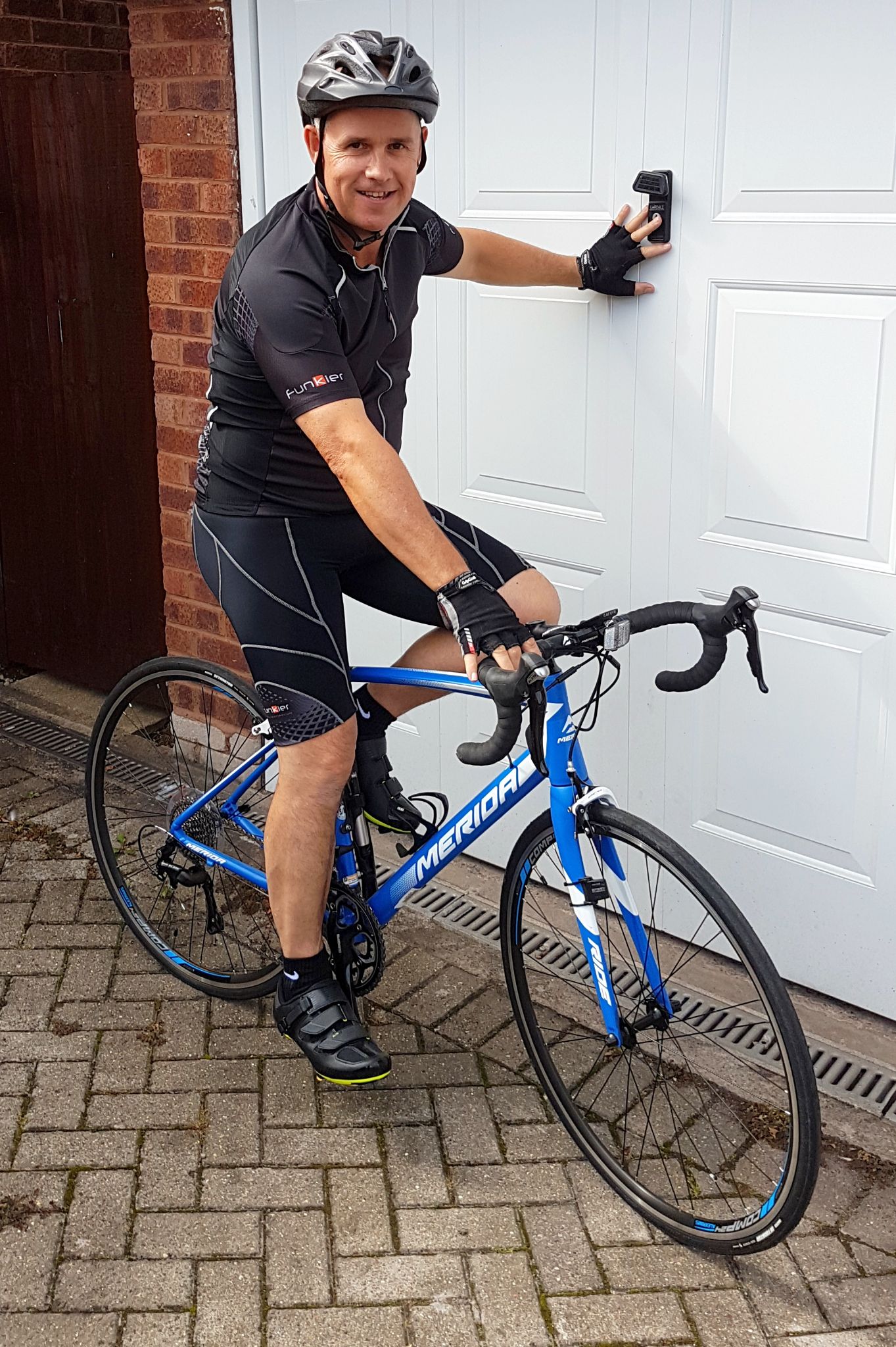 Building services engineer gets on his bike for epic charity ride