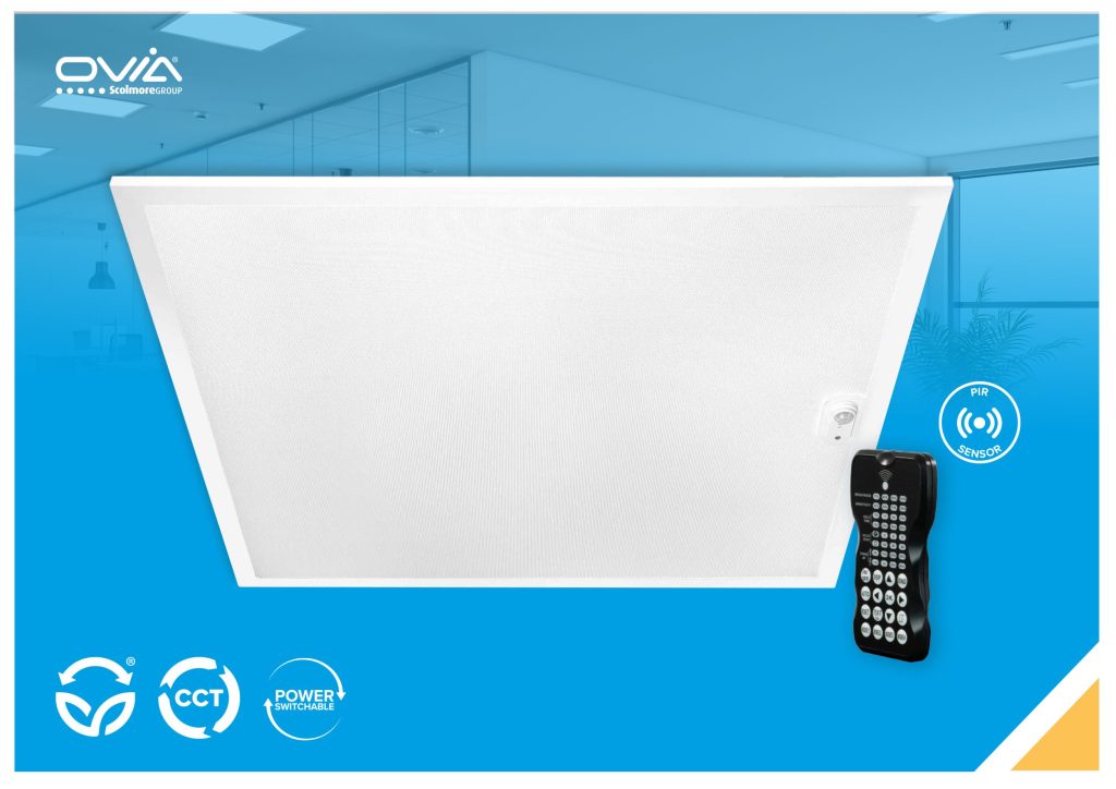 SLATE PIR Ovia launches Inceptor Slate Backlit LED Panels with PIR Sensor