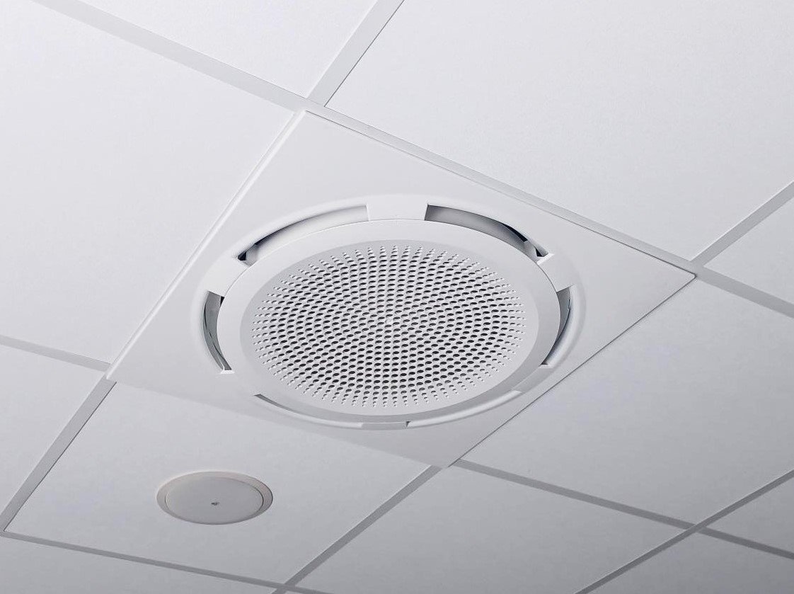 SPC CurveVector Cassette Heater Ceiling Tile SPC launches CurveVector cassette heater, bringing 360° ceiling-mounted warmth to schools, offices and public buildings