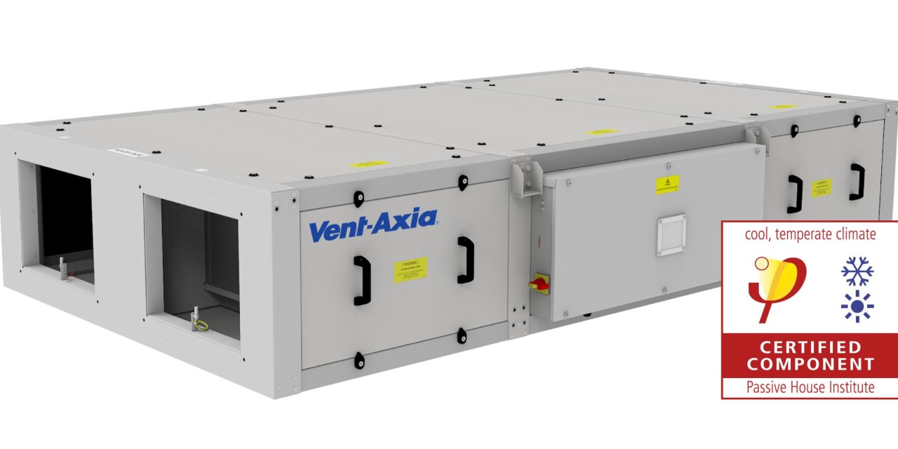 Vent-Axia’s Sentinel Apex Gains Passivhaus Certification