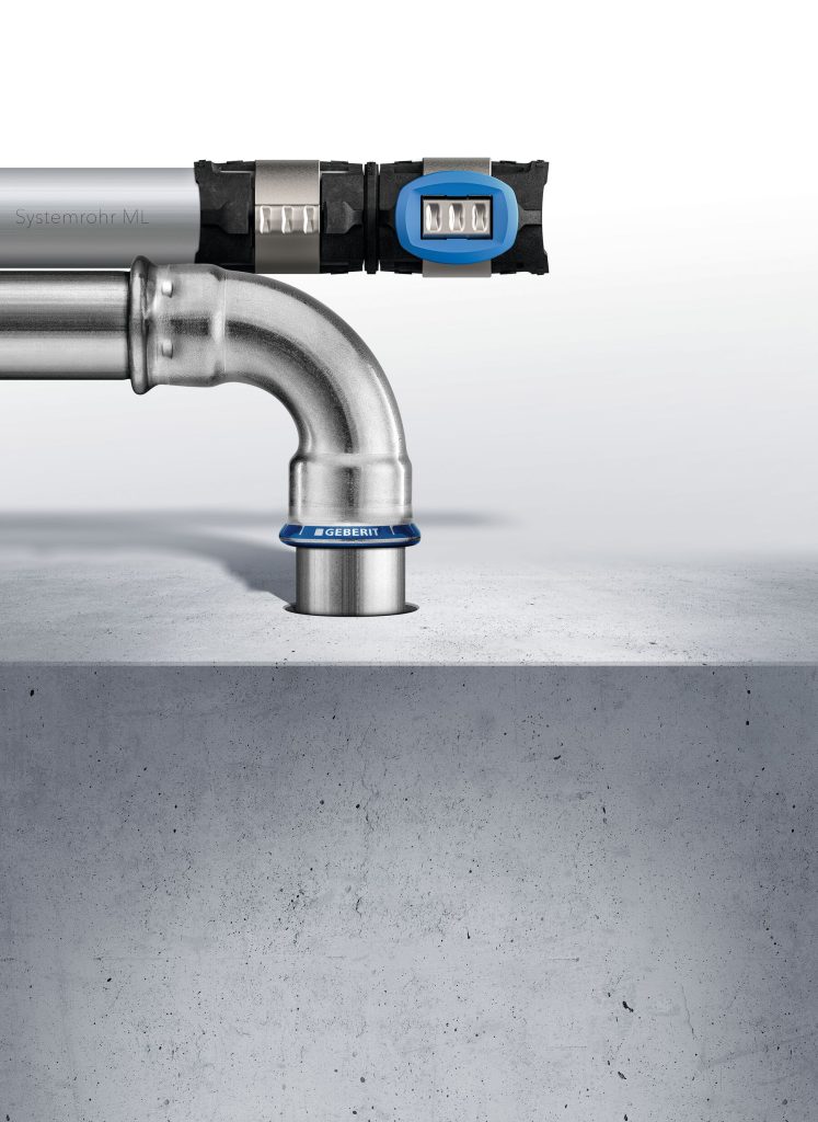 Supply Systems Mapress FlowFit CMYK Geberit tackles water transportation systems within buildings