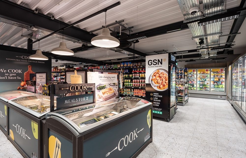 Retail Lighting Innovation for New Coop Store, Featuring TRILUX ConVision Optics