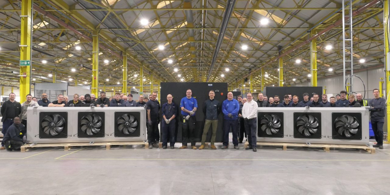 Production begins at UK manufacturing plant, serving datacentre industry