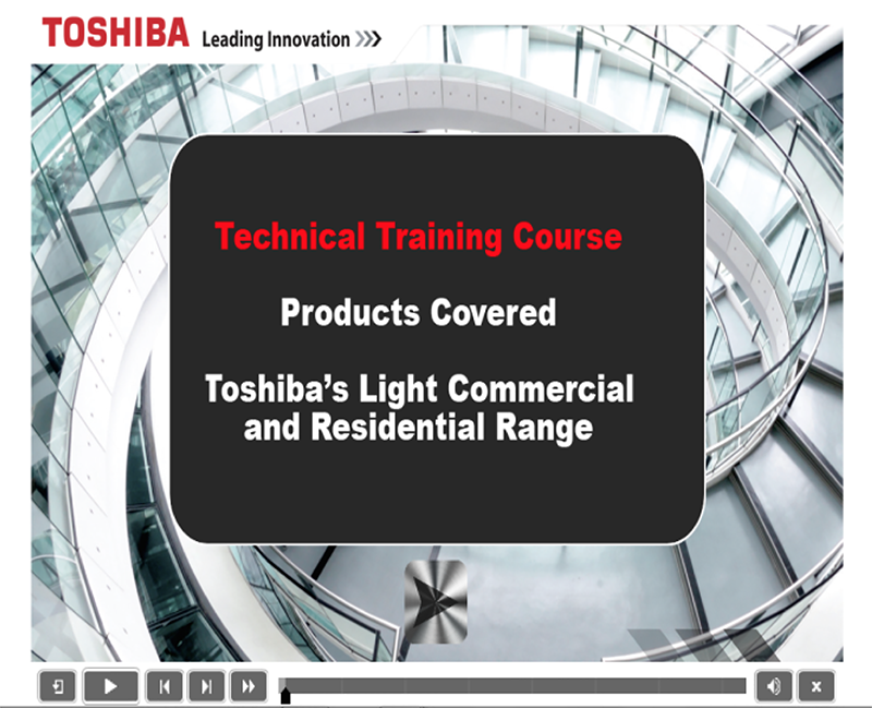 Toshiba’s Training Portal a Hit with UK Air Conditioning Contractors and Installers