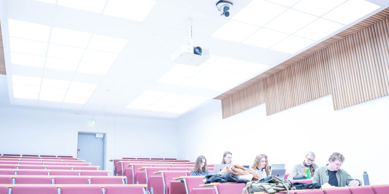 The University lecture hall that keeps students alert, not SAD