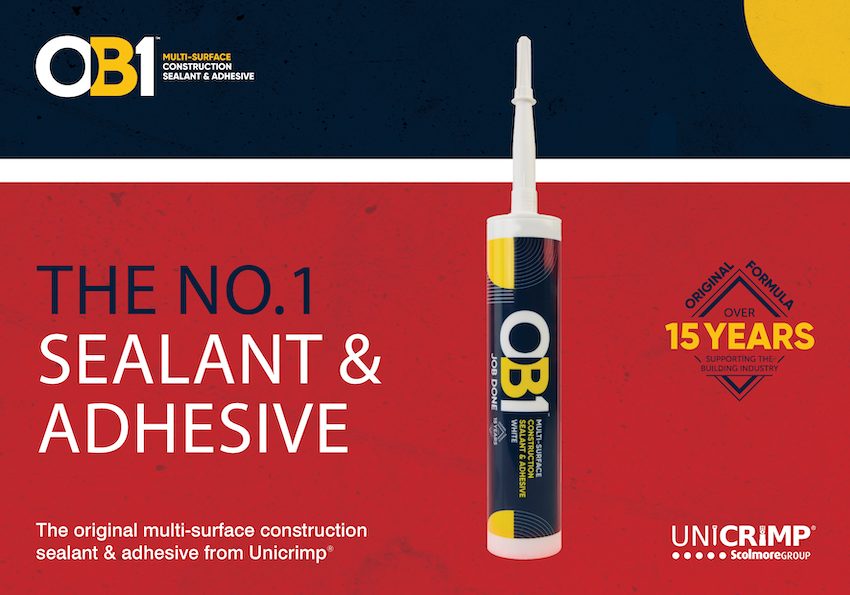 OB1 – the No 1 sealant and adhesive available from Unicrimp