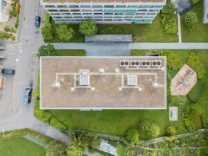 VRF SMMSu Aerial view on roof top Toshiba Unveils 7th Generation VRF system, SMMS-u, with class-leading efficiency, adaptability and connectivity