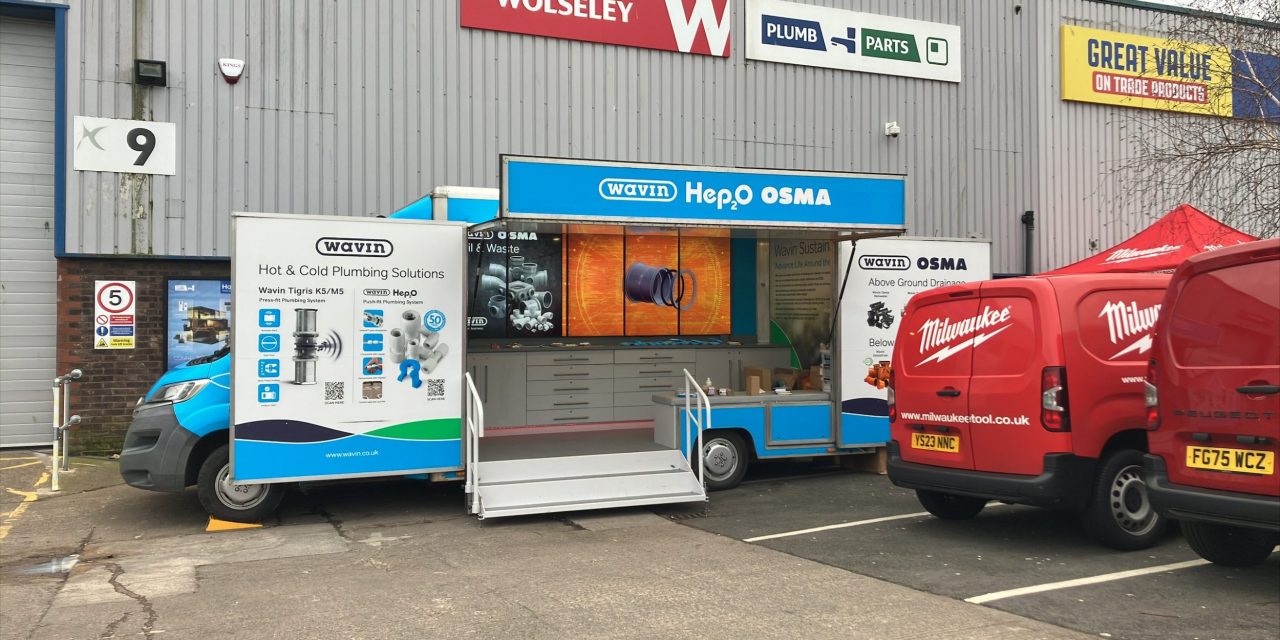 Wavin and Milwaukee gear up for a nationwide installer roadshow at Wolseley Plumb Centre